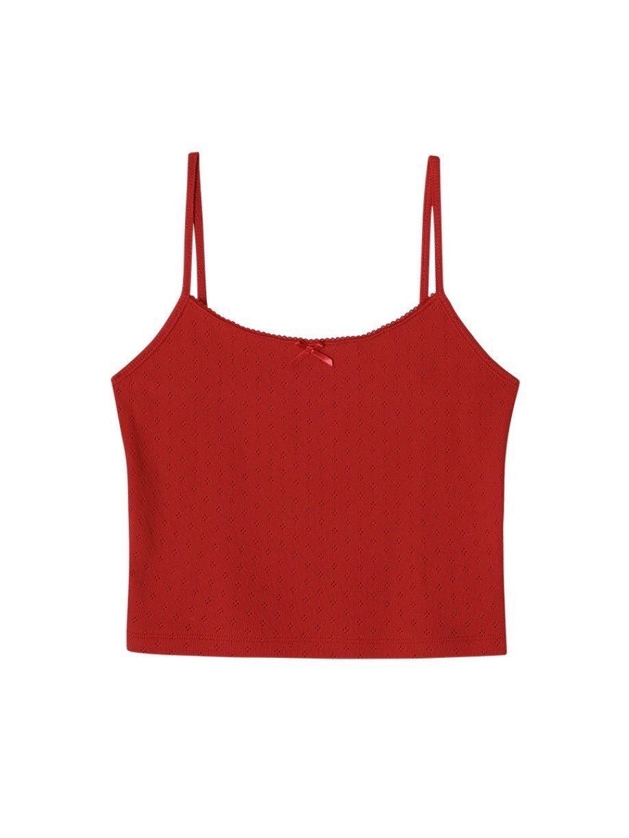 【CRANK】LACE EYELET SLEEVELESS