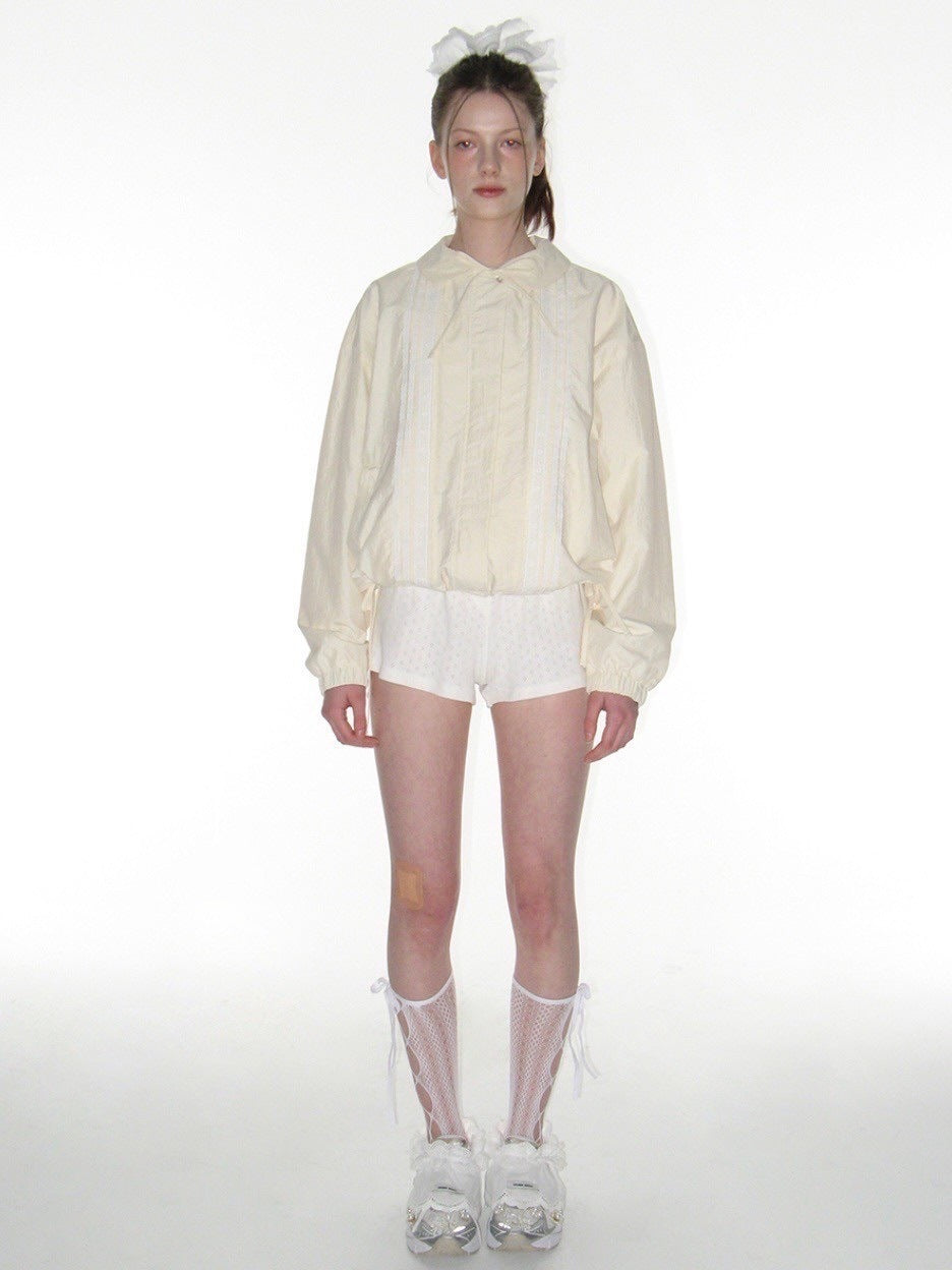 【CRANK】PINTUCK LACE WINDBREAKER