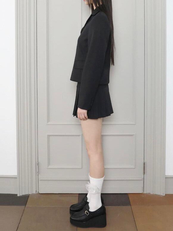 【Uglyshadow】COLLAR FIT JACKET