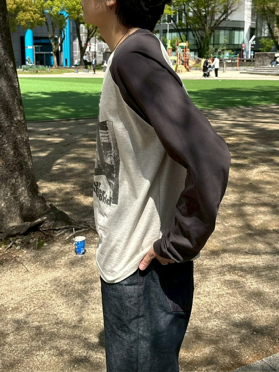 受注制【youll】explore raglan long sleeve tee