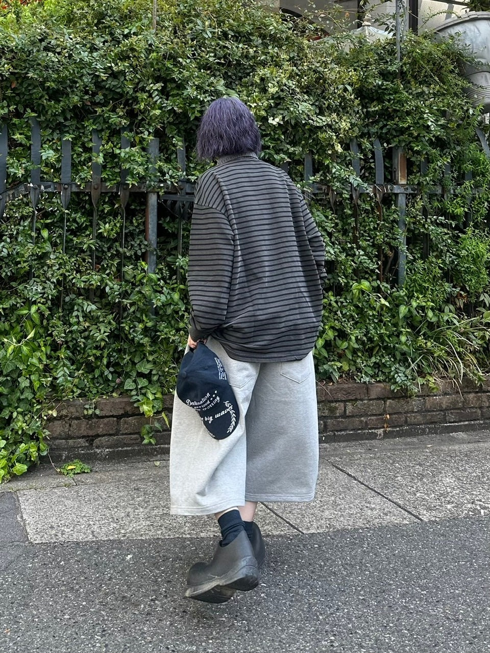 受注制【youll】pigment border polo long tee (2color)