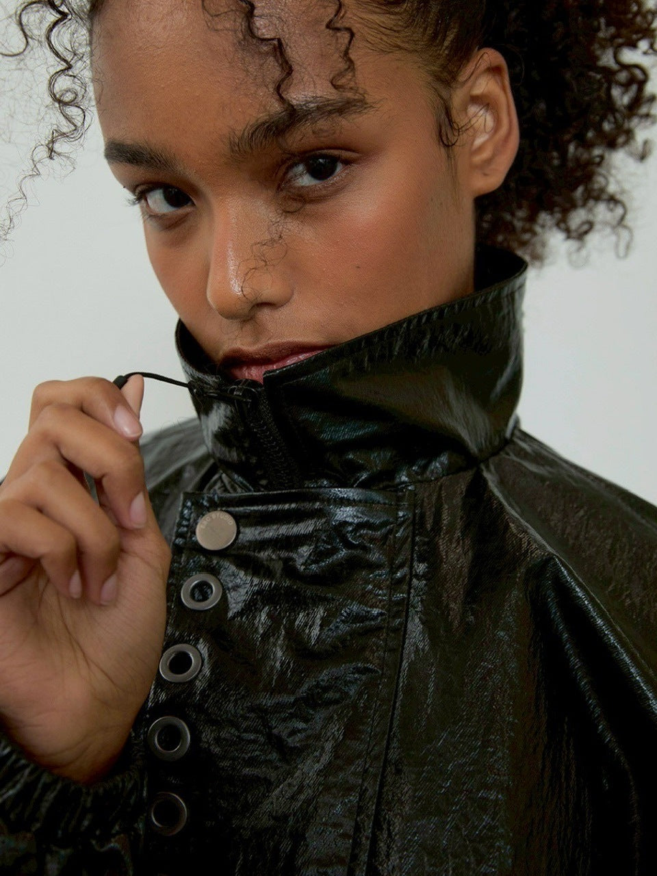 【ESC STUDIO】eyelet wind breaker jacket