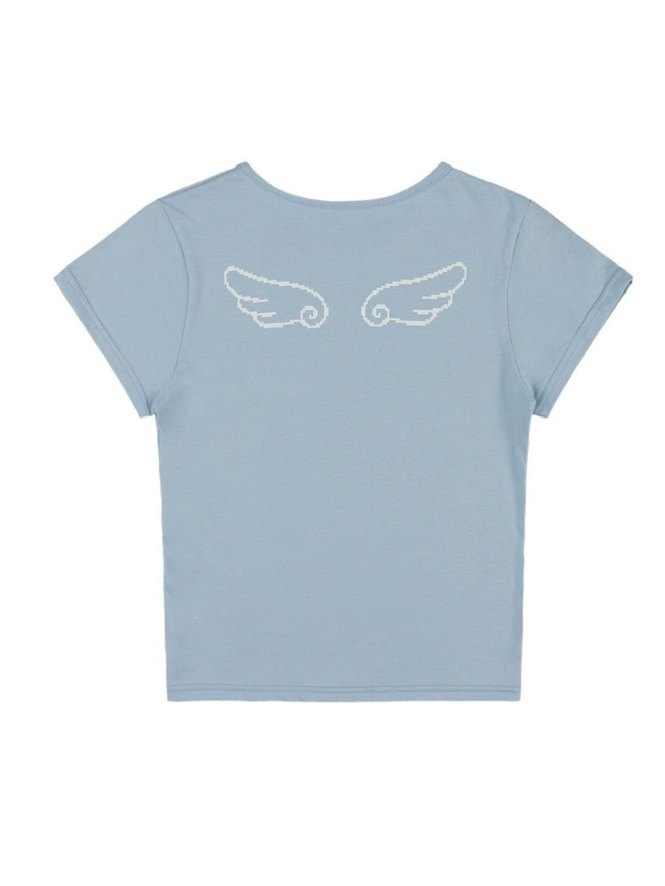 【FANCY CLUB】ANGEL MARK CROP TEE / 【ファンシークラブ】クロップロゴ半袖Tシャツ