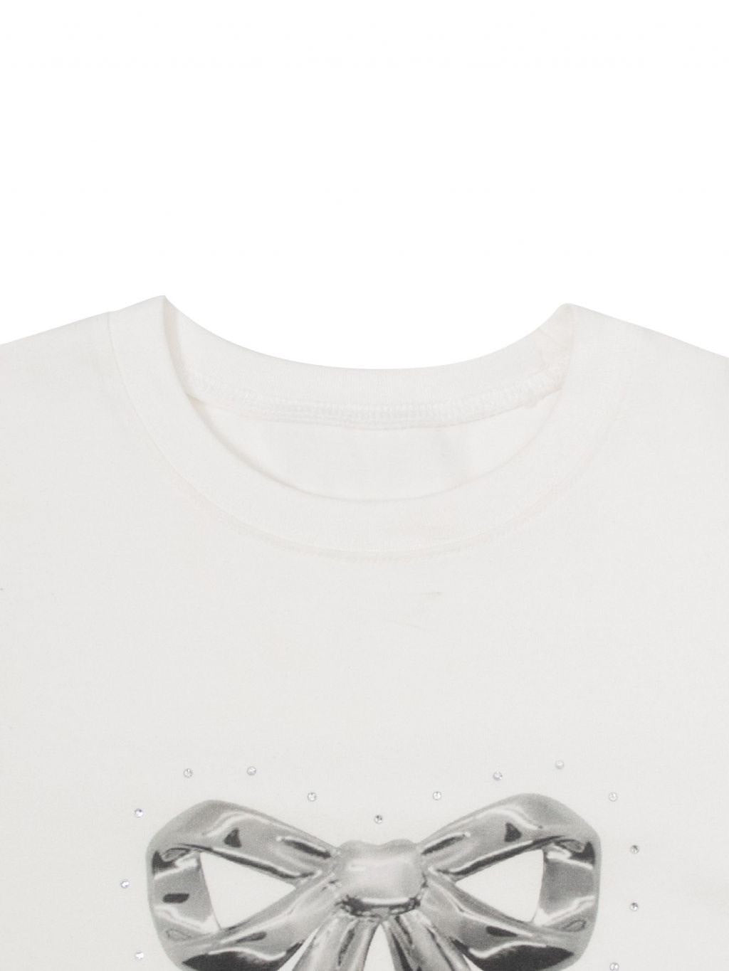 【ROCK CAKE】Hotfix Ribbon Top