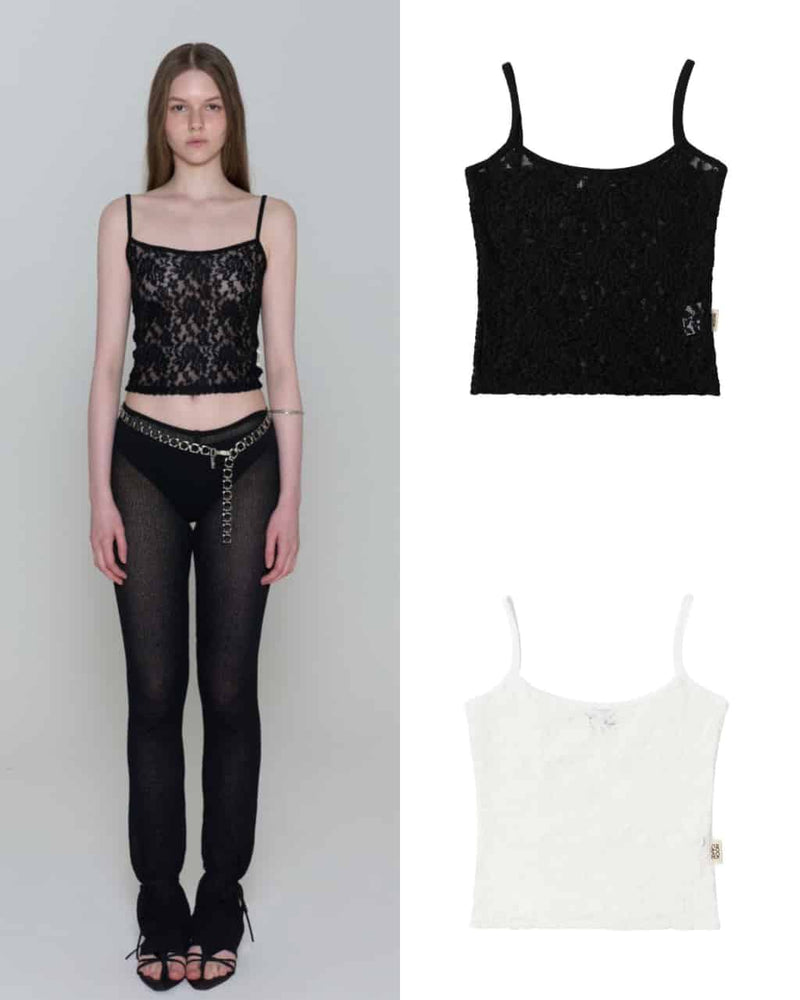 【ROCK CAKE】Lace Sleeveless