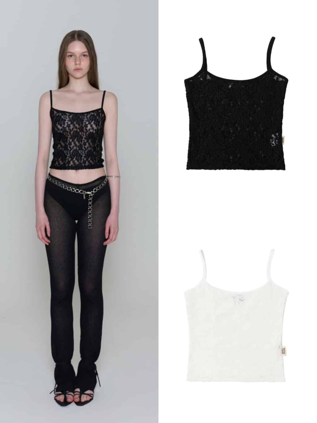【ROCK CAKE】Lace Sleeveless