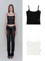 【ROCK CAKE】Lace Sleeveless