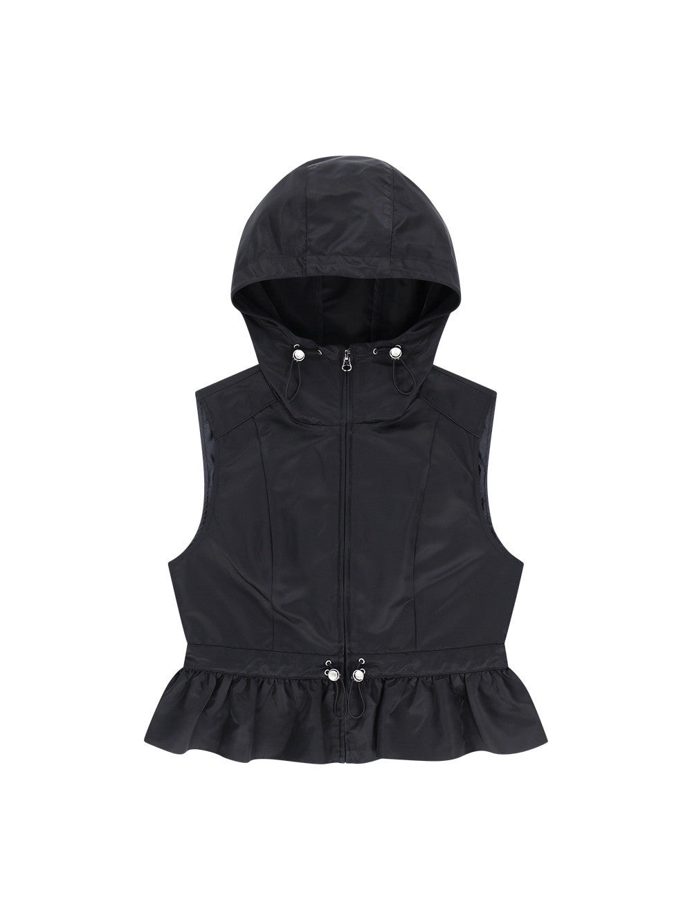 【TUOMIO】NYLON HOODED VEST