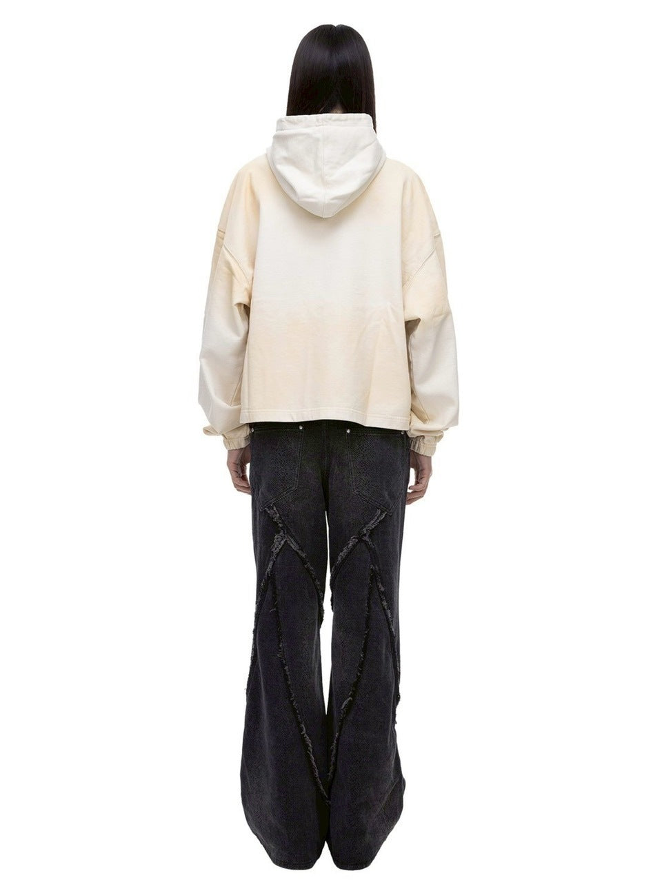【The Boy Has No Patience】NIGHT OF THE BLOOD MOON WASHED DISTRESSED GRAPHIC HOODIE