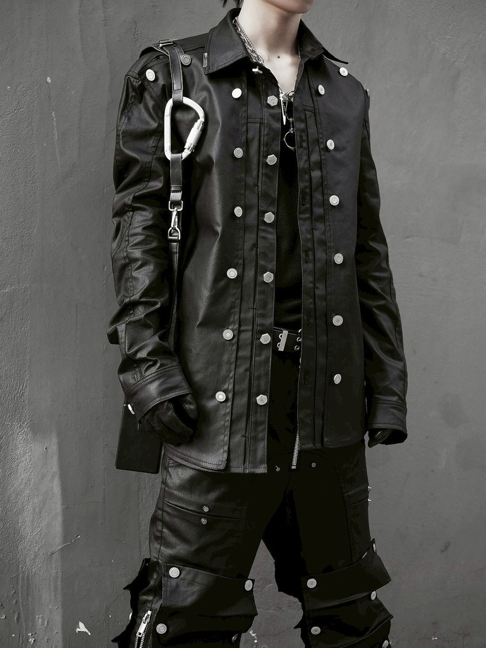 【RICH】Multi Button Denim Jacket