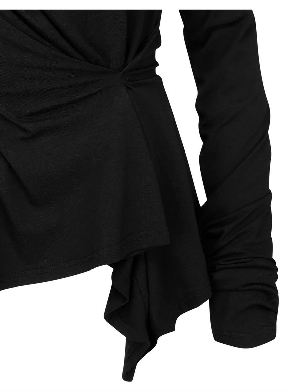 【NACHE】INCLINE DRAPING LONG SLEEVE