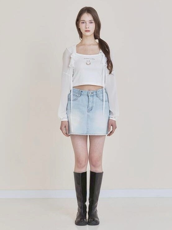 【NOTYOURROSE】Fairy chiffon bolero