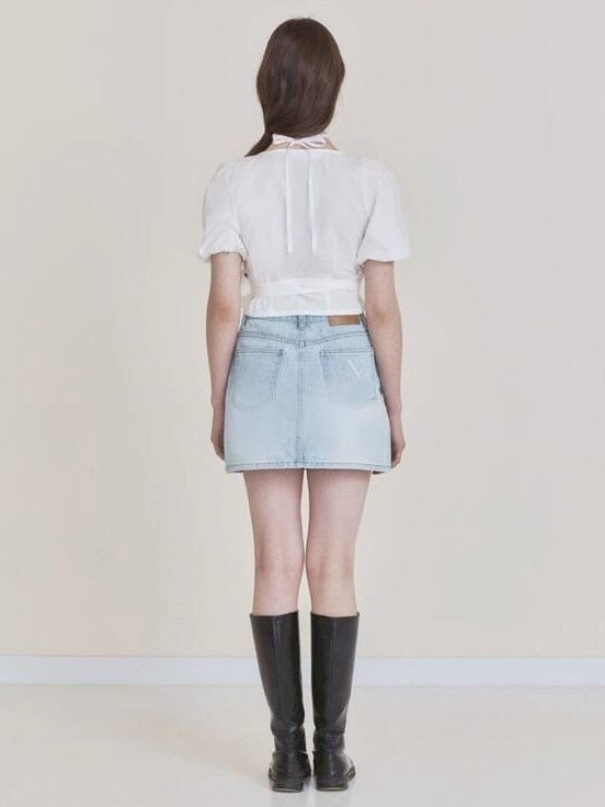 【NOTYOURROSE】Rosie wrap blouse