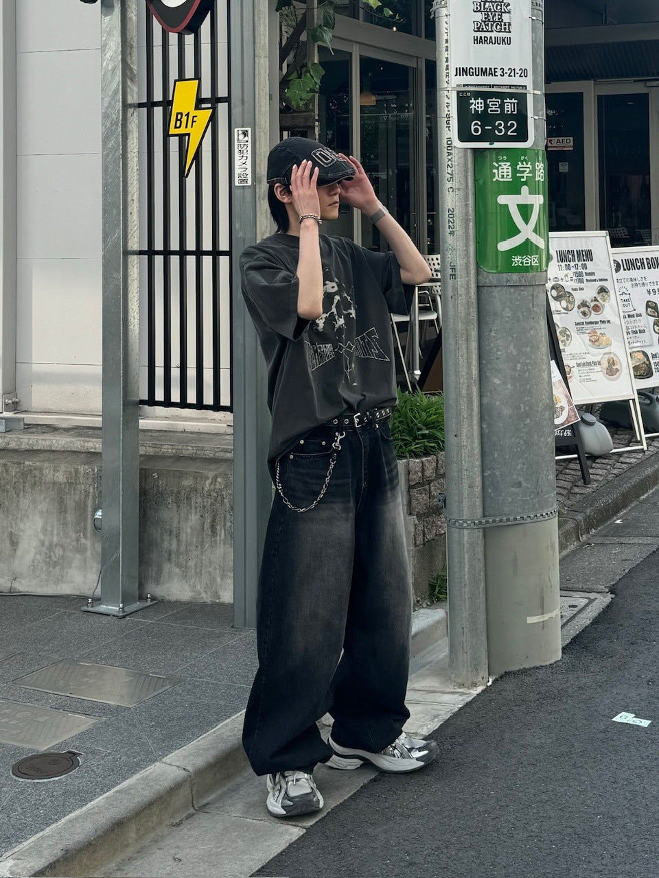 大阪店WEB限定受注制【Chikashitsu +】vintage wash semi wide denim pants 4 / 【チカシツプラス】ヴィンテージウォッシュセミワイドデニムパンツ