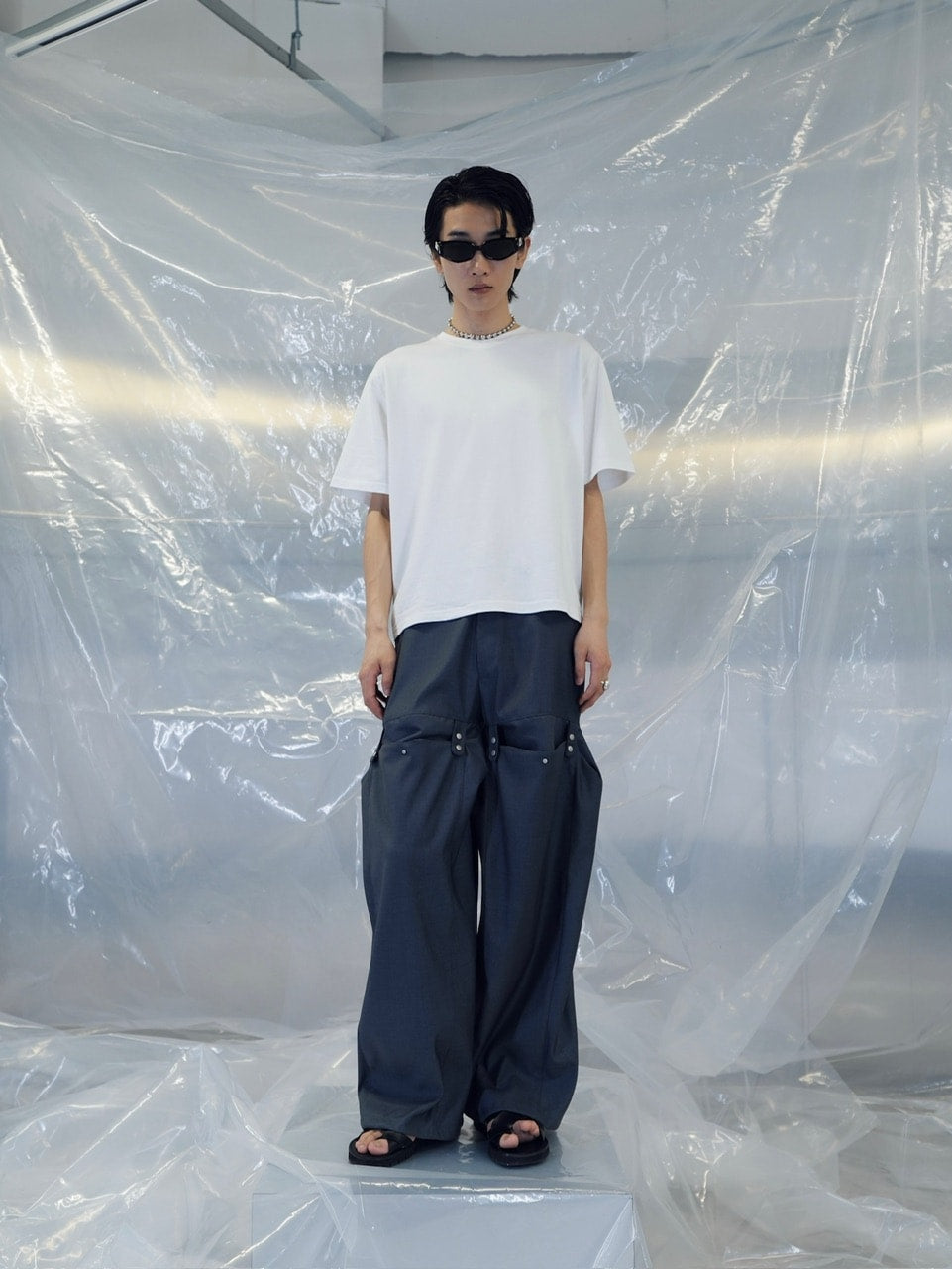 【CS】2-PIECE CROPPED PACK TEE