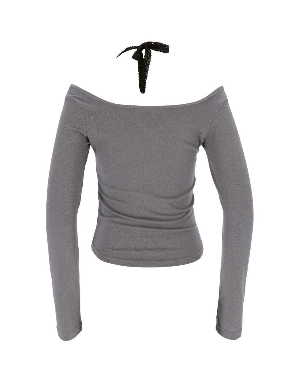 【SETSETSET】LACE HALTERNECK TEE