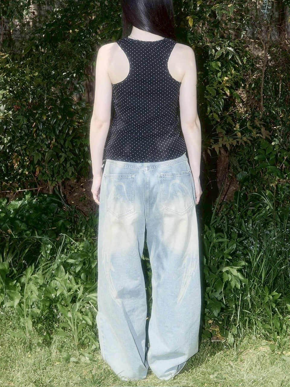 【FANCY CLUB】 Dot Button Sleeveless / 【ファンシークラブ】ドットボタンタンクトップ