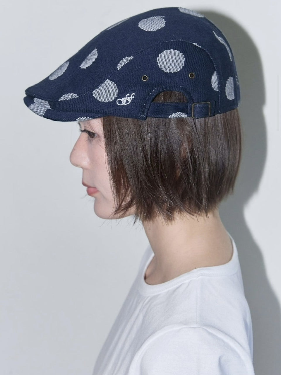 【FANCY CLUB】Angel Dot Hunting Cap / 【ファンシークラブ】エンジェルドットハンチング帽子