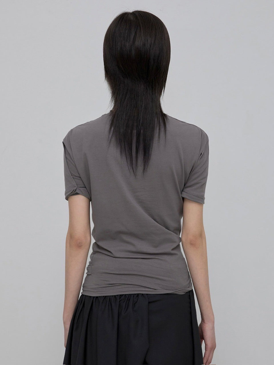【FLAREUP】Asymmetrical Layered T-Shirt