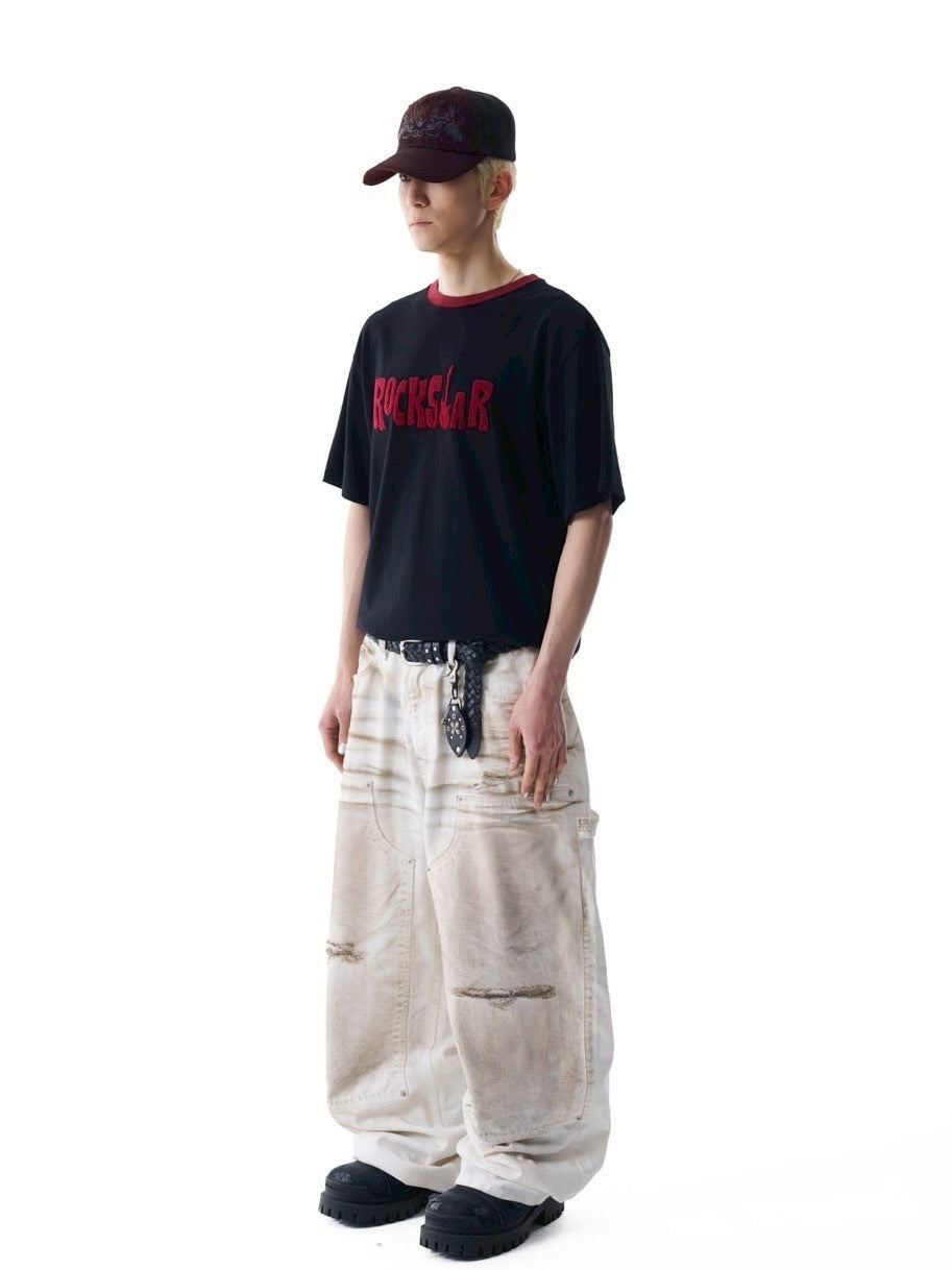 【AAKAM】ROCKSTAR Boucle Half Top