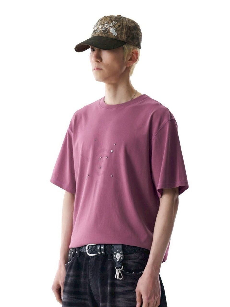 【AAKAM】Studded Sun Half Top