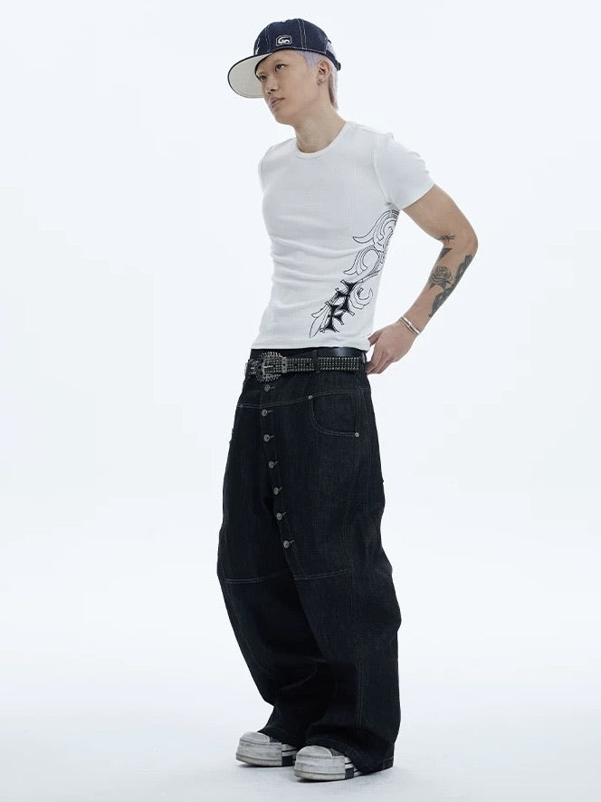 【DND4DES】HONEYSUCKLE CROSS T-SHIRT