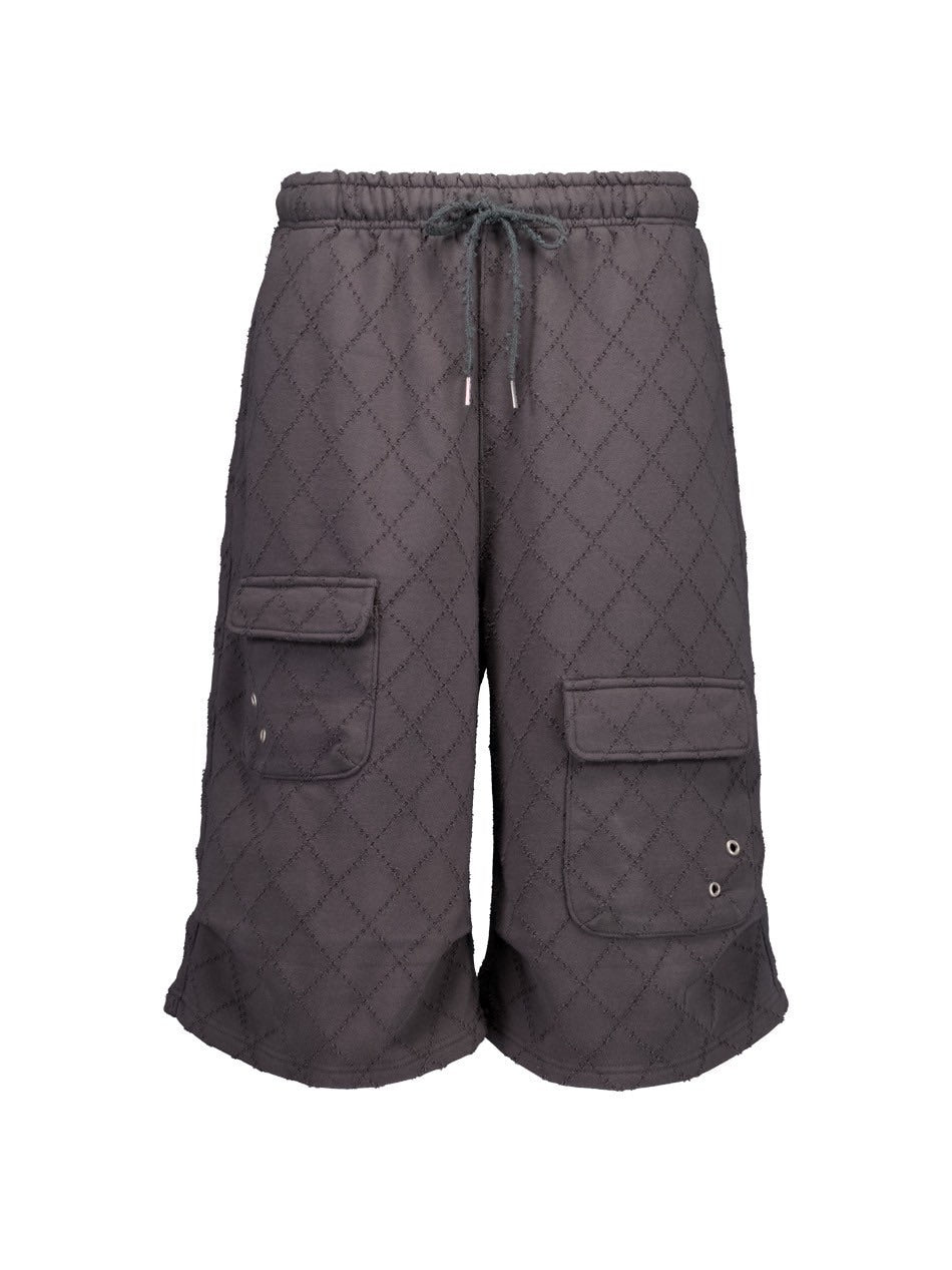 【SETUP‐EXE】PUNCHING BERMUDA SWEATPANTS / 【セットアップエグゼ】パンチングバミューダスウェットショートパンツ