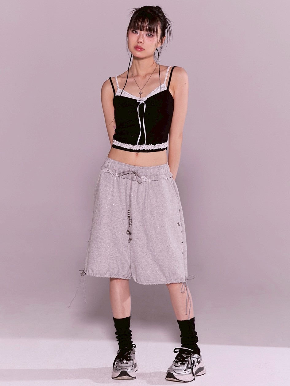 【CHERRYQUIRI】twinkle wrinkle dot sleeveless