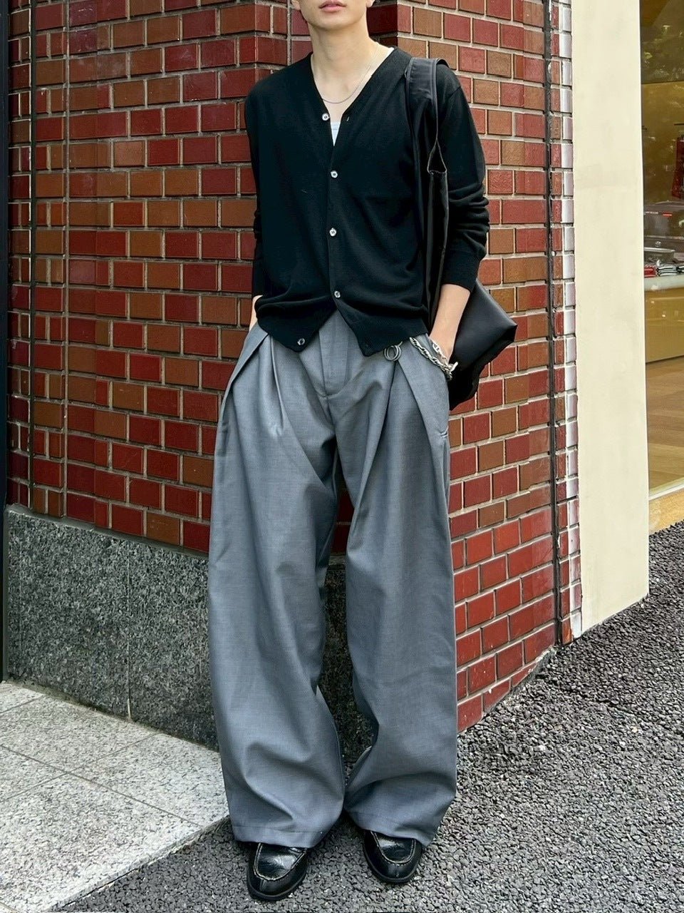 東京店WEB限定【Chikashitsu +】cropped linen knit cardigan / 【チカシツプラス】クロップドリネンニットカーディガン (3color)