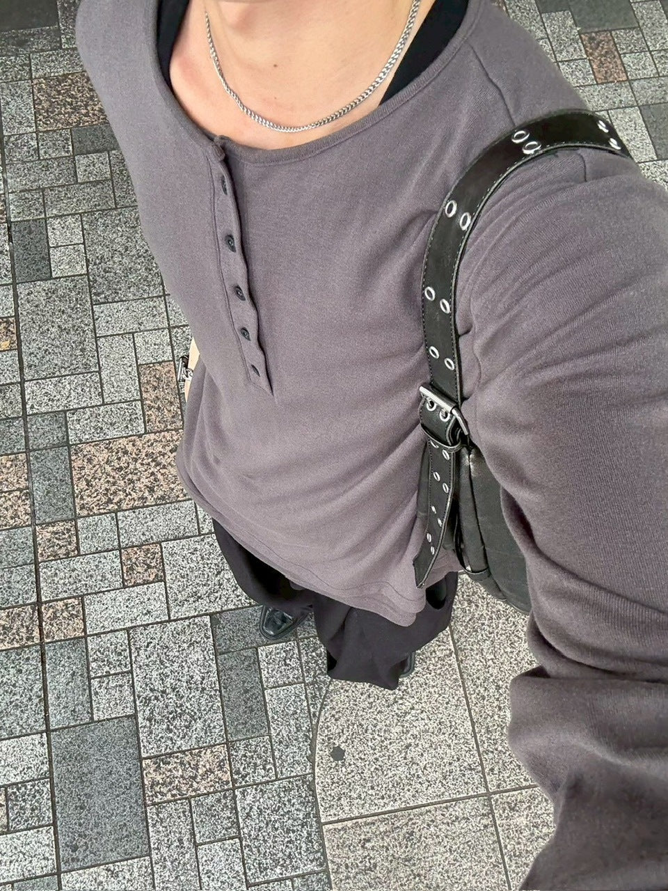 大阪店WEB限定受注制【Chikashitsu +】vintage eyelet shoulder bag / 【チカシツプラス】ビンテージアイレットショルダーバッグ