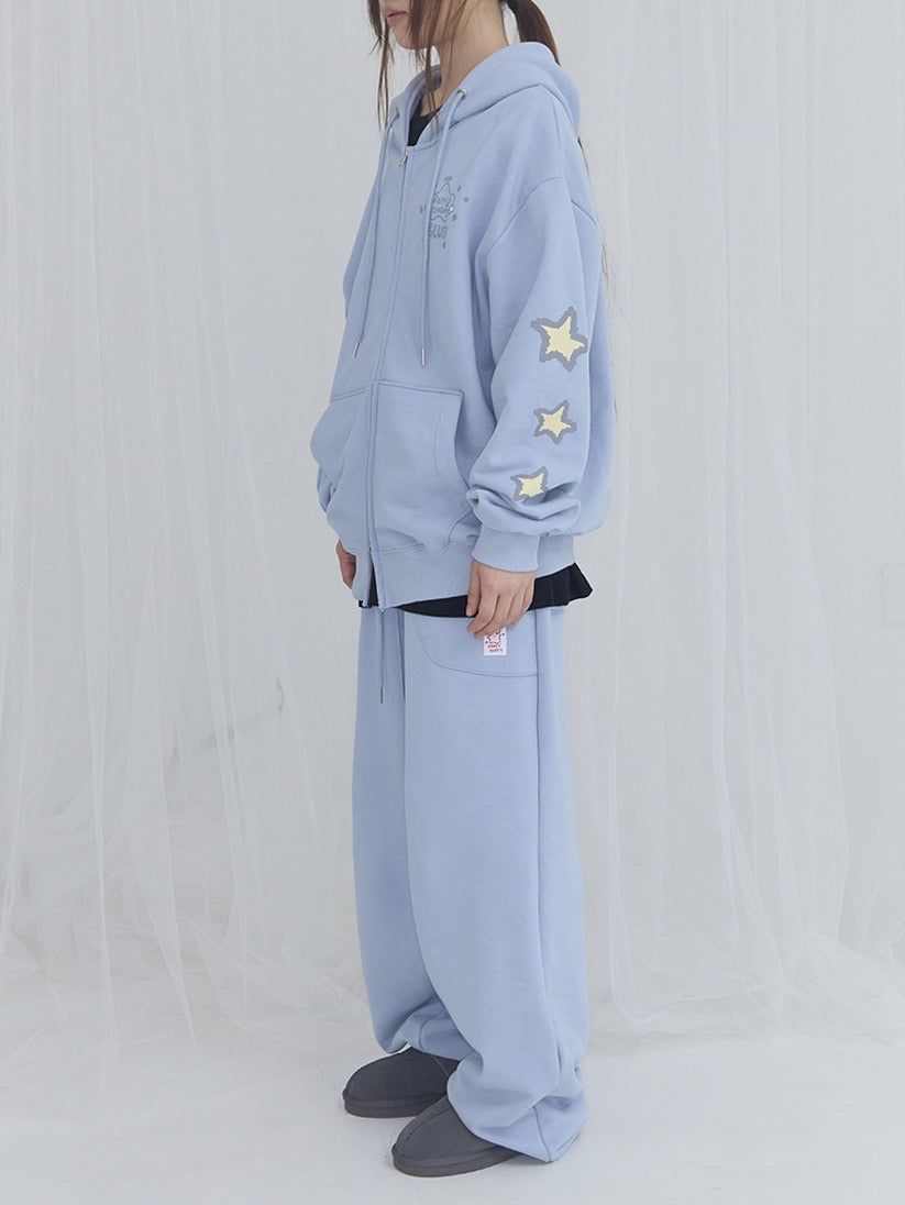 【FANCY X DUSTY】DEVIL & ANGEL PRINTED SWEATPANTS / 【ファンシー X ダスティ】デビル＆エンジェルプリントスウェットパンツ