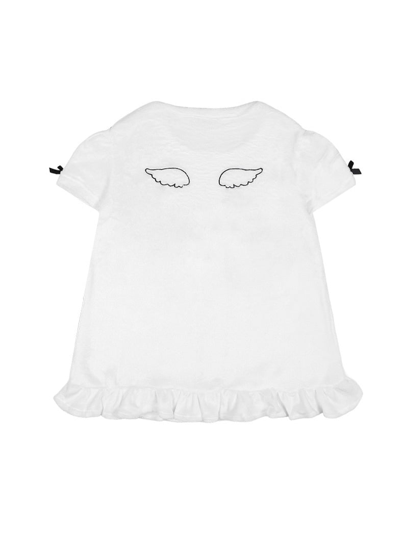 【FANCY X DUSTY】Zzz DUSTY SALON PAJAMA TOP / 【ファンシー X ダスティ】ZzzダスティーサロンパジャマTシャツ半袖ルームウェア