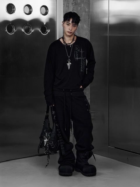 【Rosen Kreuz】CURVE-ARM CROSS LONG SLEEVE