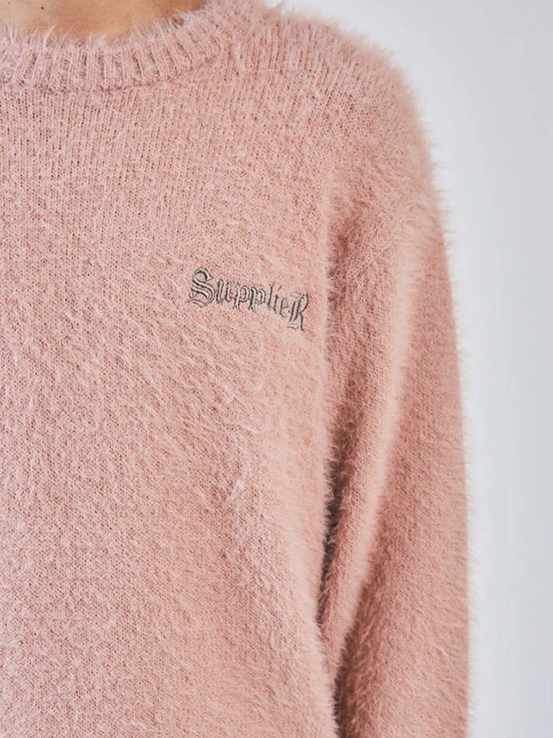 【SUPPLIER】Cross Shaggy Knit / 【サプライヤー】クロスロゴシャギーニット