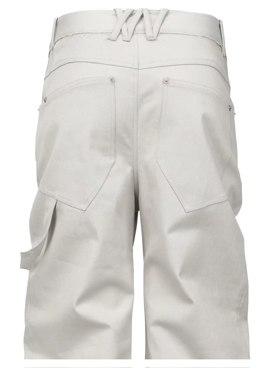 【NACHE】RAWCUT CURVED PANTS (UNISEX)