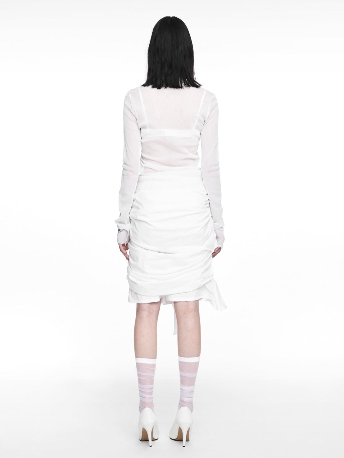 【NACHE】PULLED NECK LONG SLEEVE