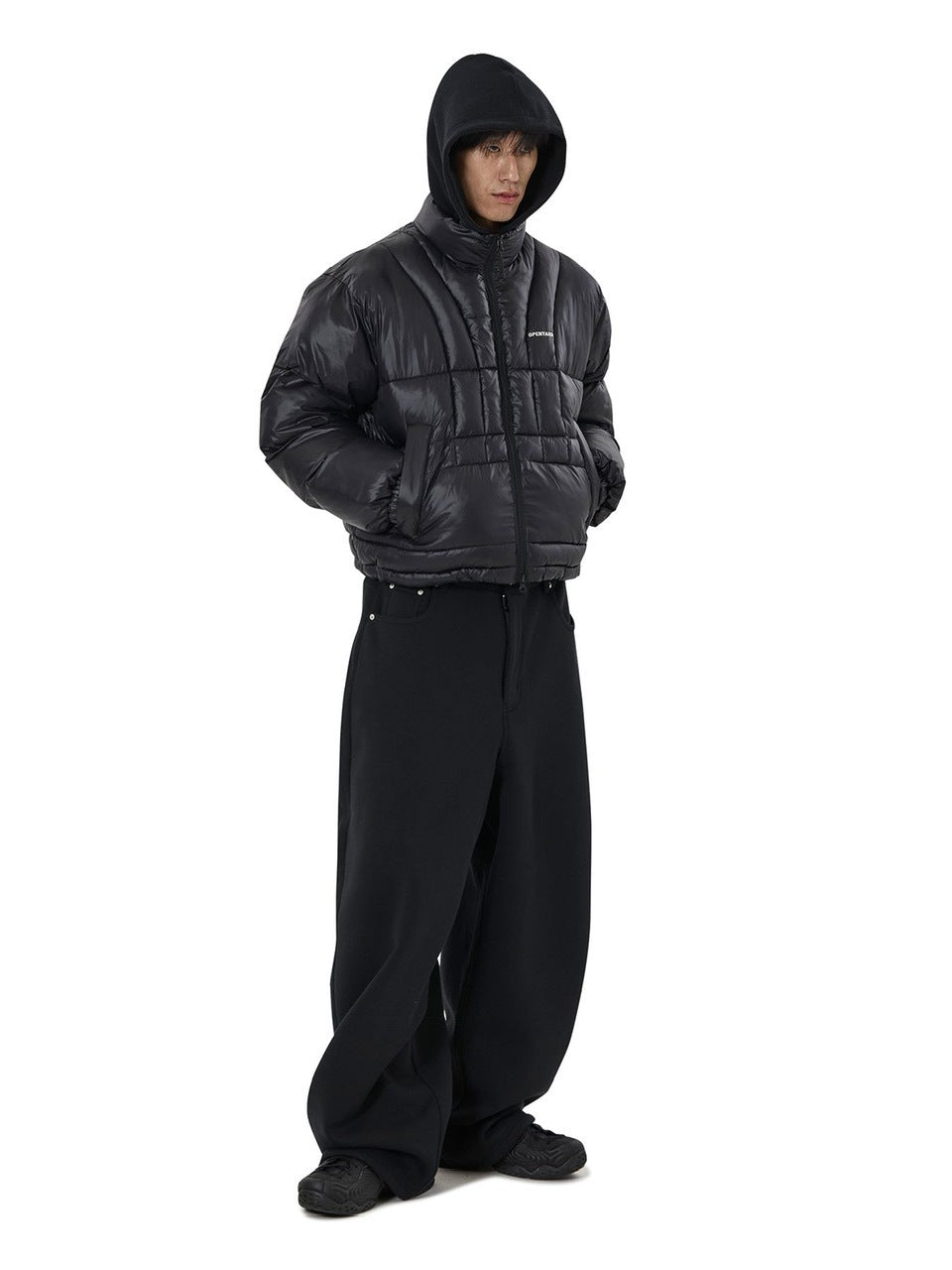 【OY】VERTICAL PANEL PUFFER JACKET