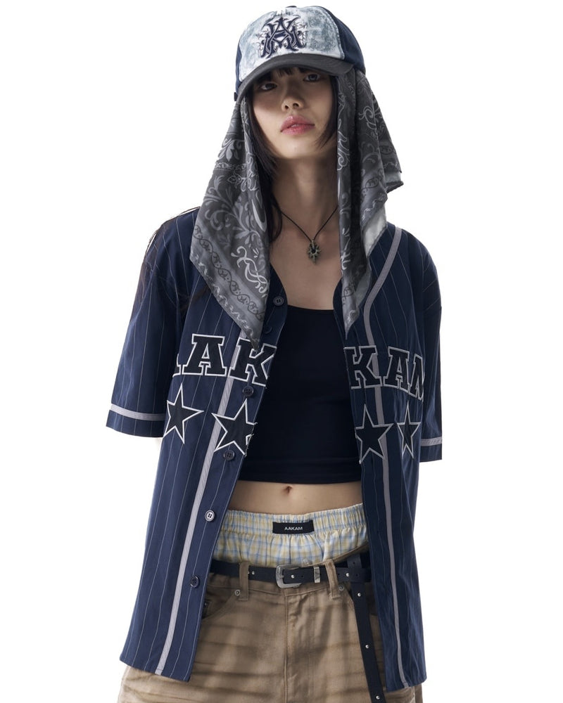 【AAKAM】Cotton Baseball Jersey