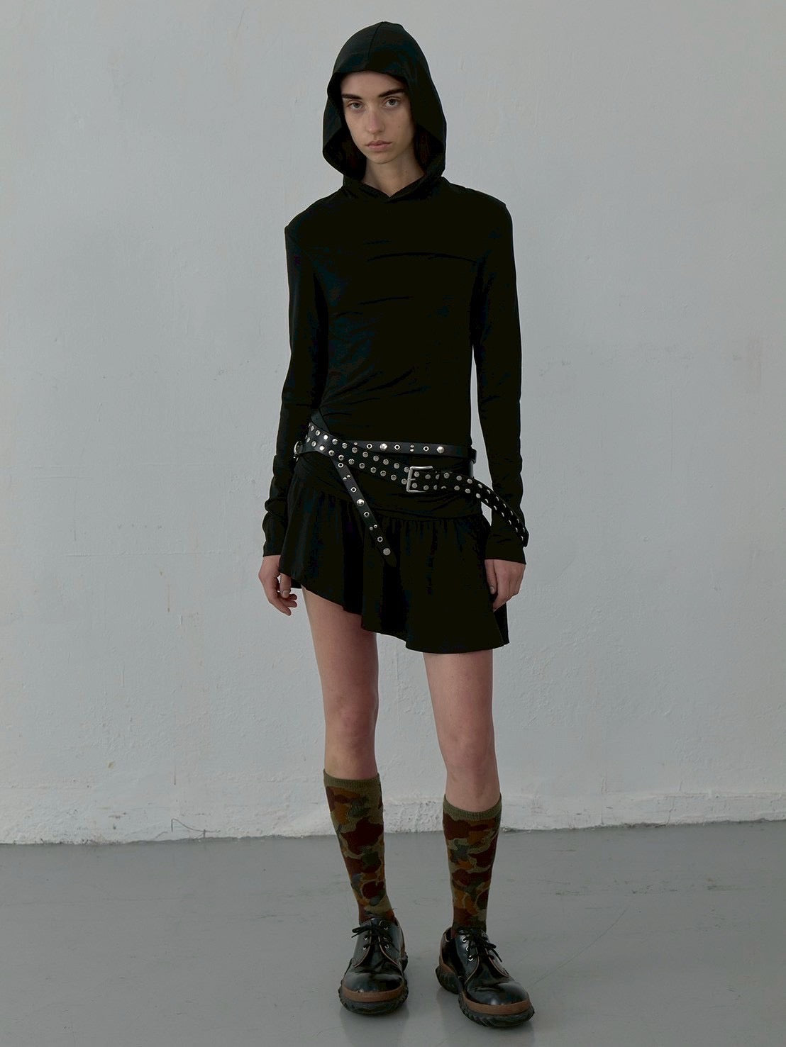 【LCDC】HOODED JERSEY DRESS / 【エルシーディーシー・ティーエム】フードジャージワンピース