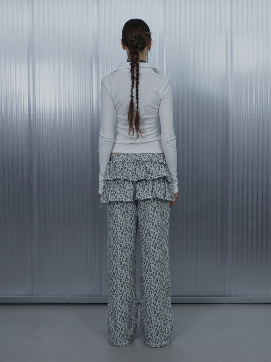 【SETUP‐EXE】WAFFEN LINE COLLAR TEE / 【セットアップエグゼ】ワッフェンラインカラー長袖シャツ