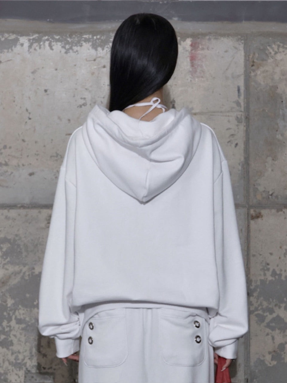 【FANCY CLUB】ATTENTION EYELET HOODED ZIP-UP / 【ファンシークラブ】アテンションアイレットジップアップパーカー