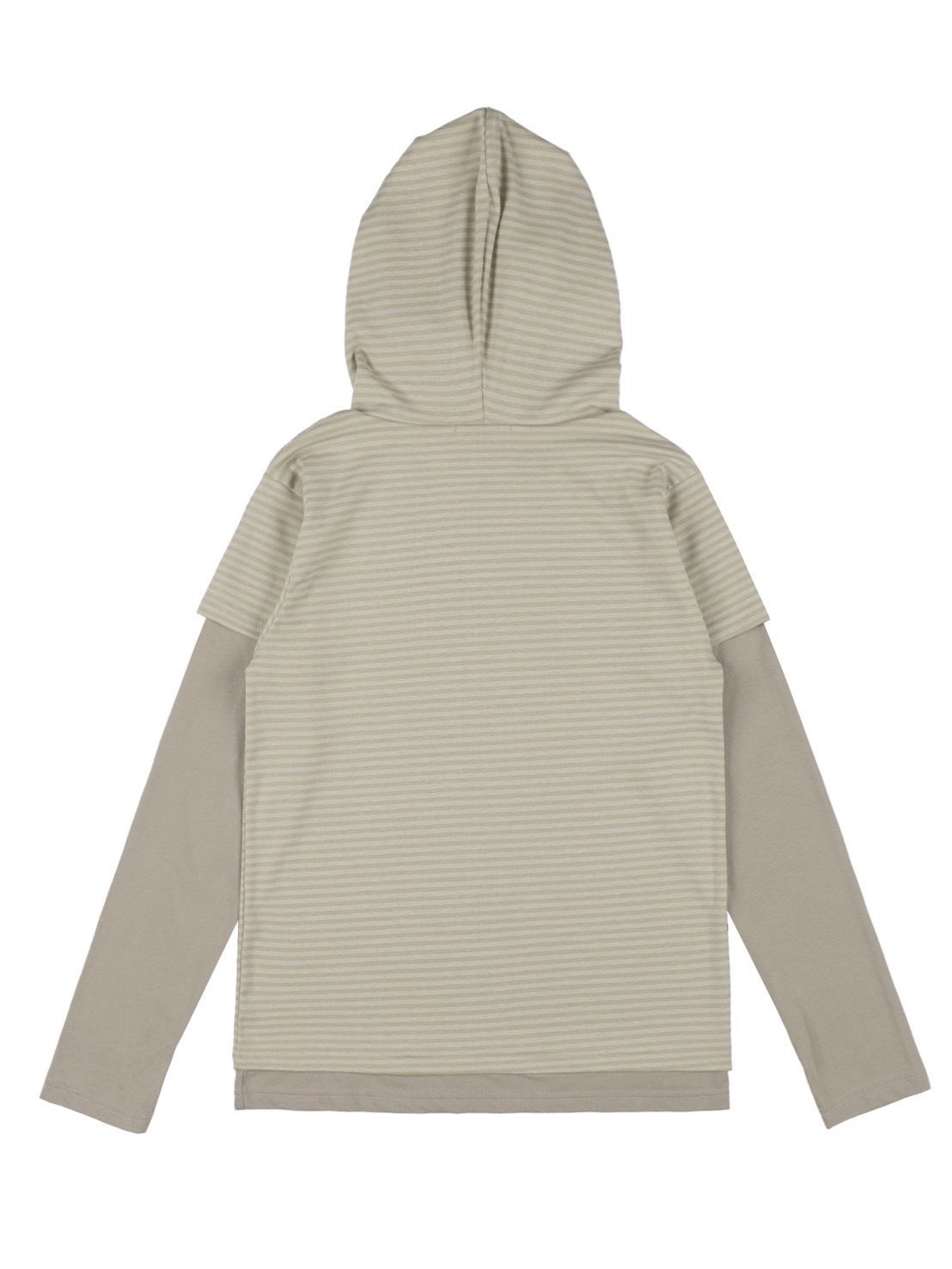 【FANCY CLUB】STRIPE LAYERED HOODIE / 【ファンシークラブ】ストライプレイヤードフーディー