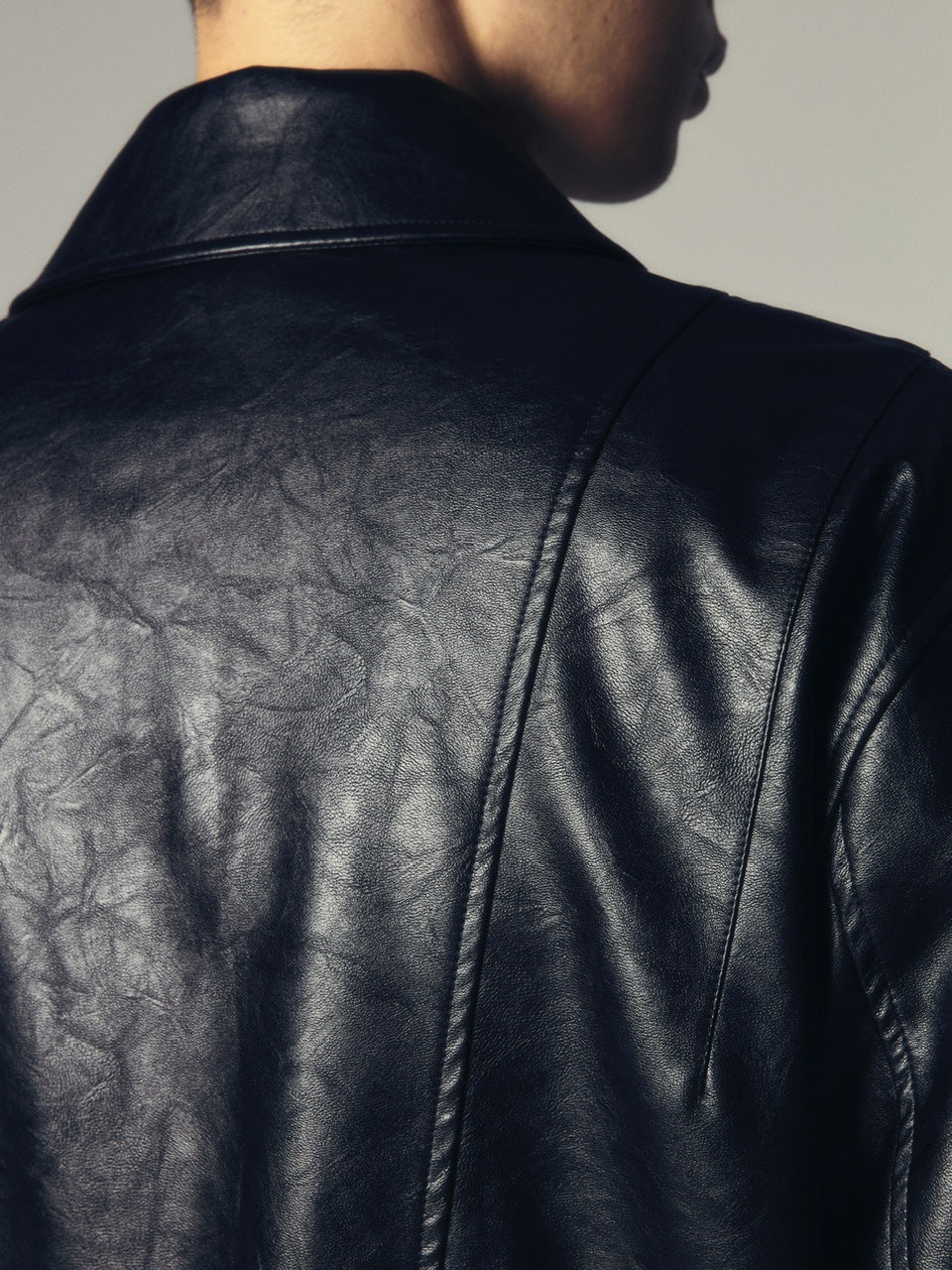 【CS】multi zip faded wash blouson (black)