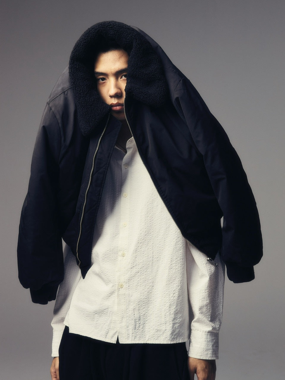 【CS】gradation boa blouson