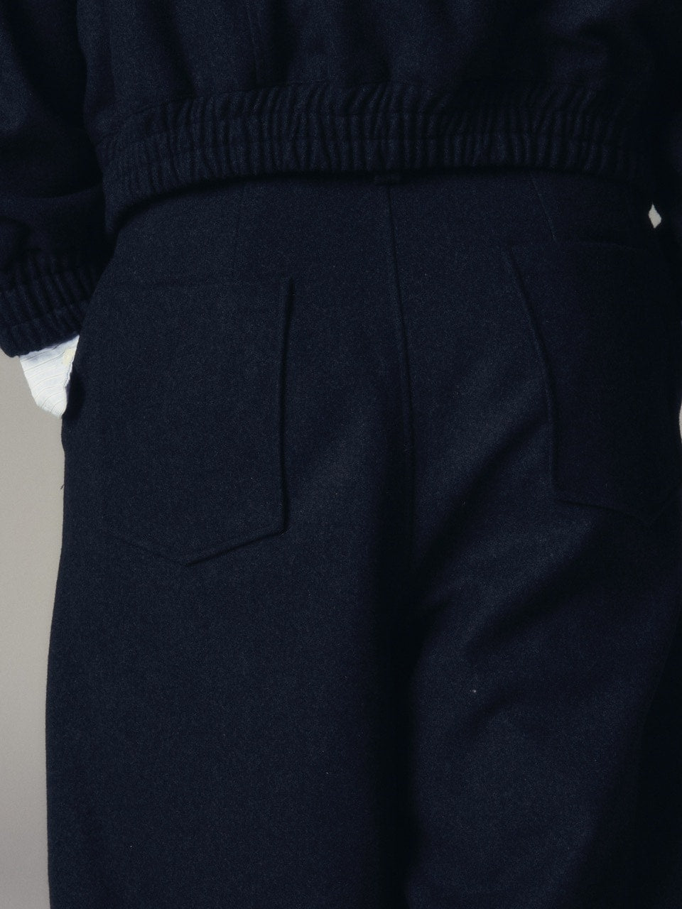 【CS】two tuck wool wide trousers