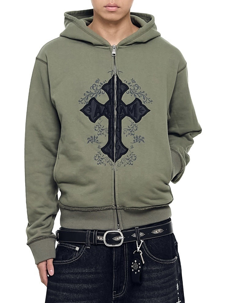12/21再入荷【AAKAM】AKM CROS2 Zip-Up Hoodie