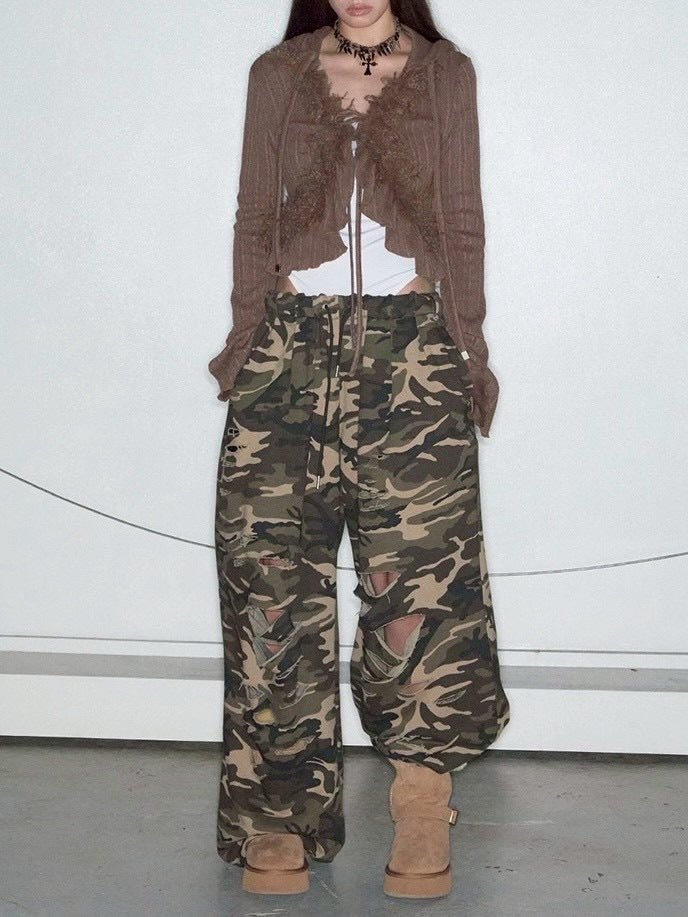 【NOT KNOWING】Hairy Fur Hood Cardigan / 【ノットノーイング】ヘアリーファーフードカーディガン