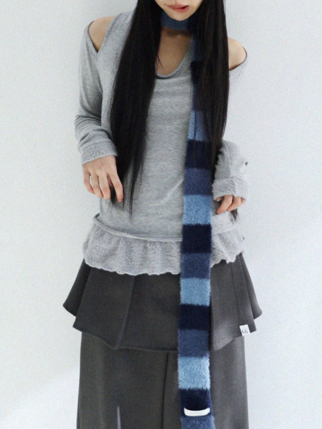 12/21 20:00 再販【Uglyshadow】STRIPED MUFFLER