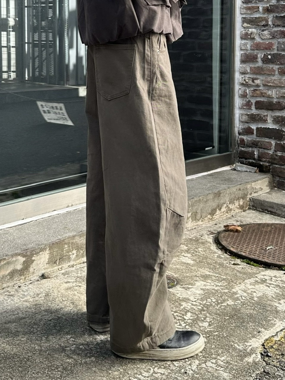 大阪店WEB限定受注制【Chikashitsu +】deep ballon curve pants / 【チカシツプラス】ディープバルーンカーブパンツ (2color)