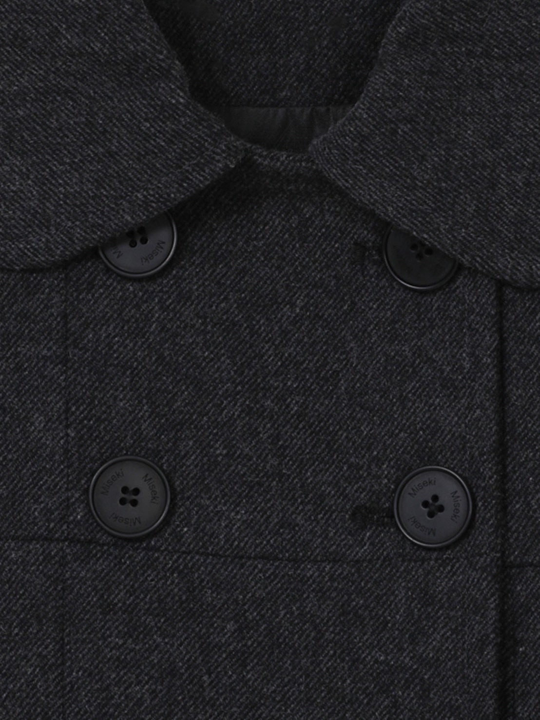 【Miseki seoul】Wabi Round collar double jacket